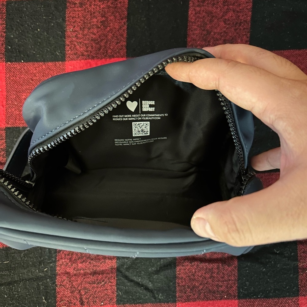 Yves Saint Laurent Cosmetic Bag Minimalist Design - Picture 3 of 3